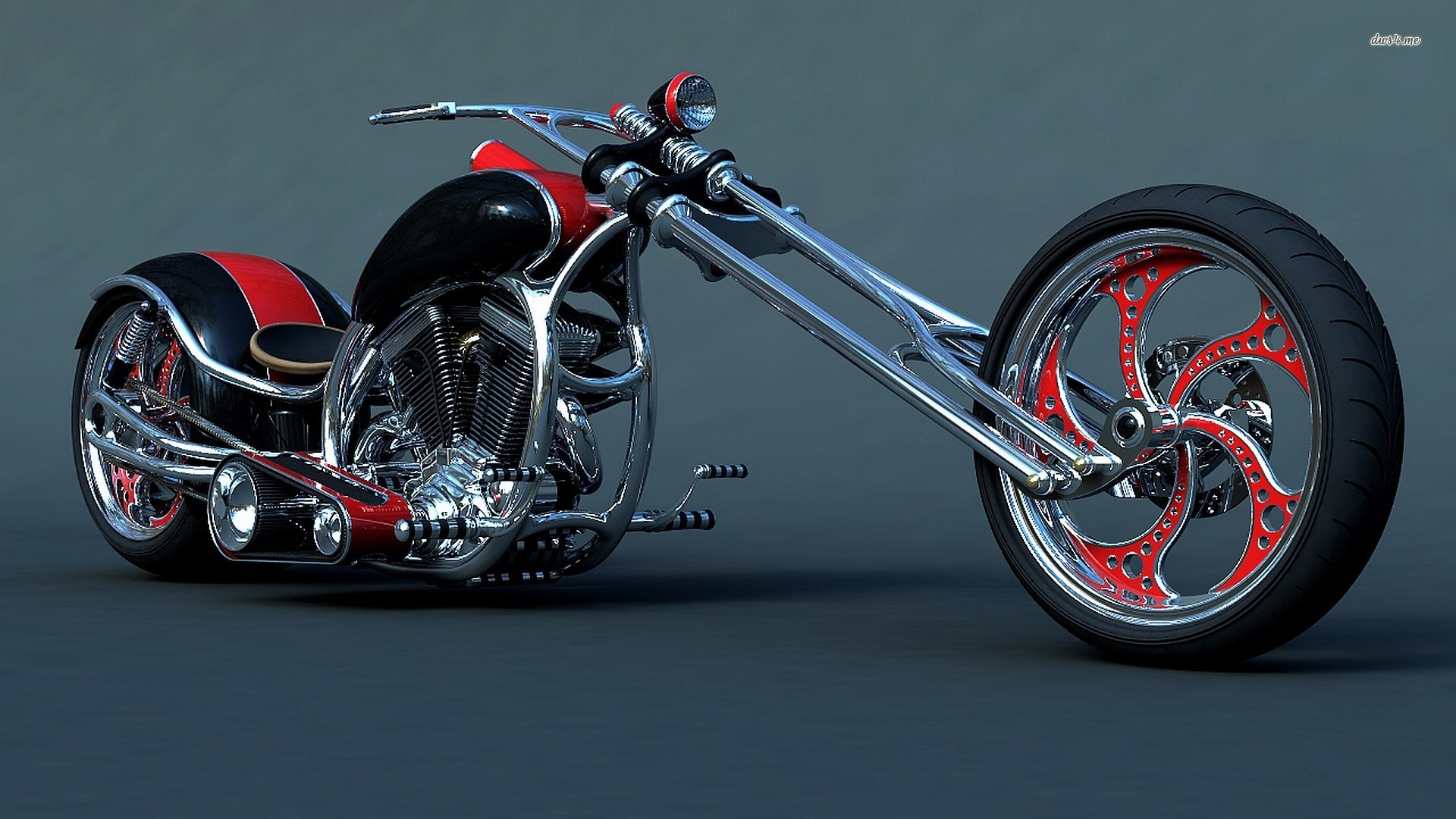Custom Harley Davidson Chopper Motorcycle Wall #10626 Wallpaper ...