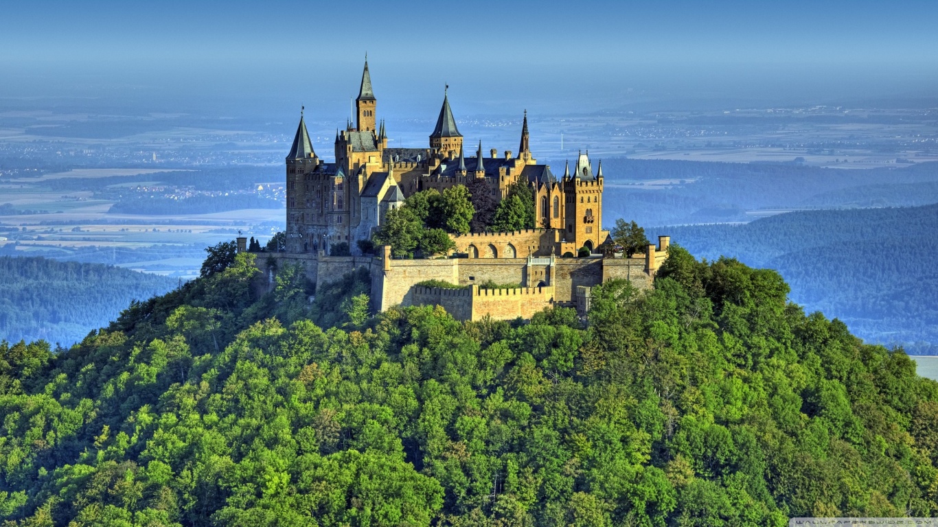 Mountain Top Castle HD desktop wallpaper : High Definition ...