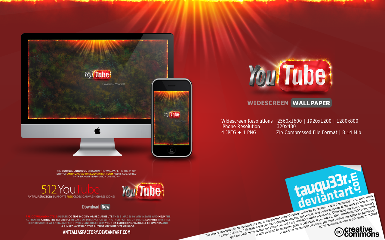 YouTube Wallpaper by tauqu33r on DeviantArt