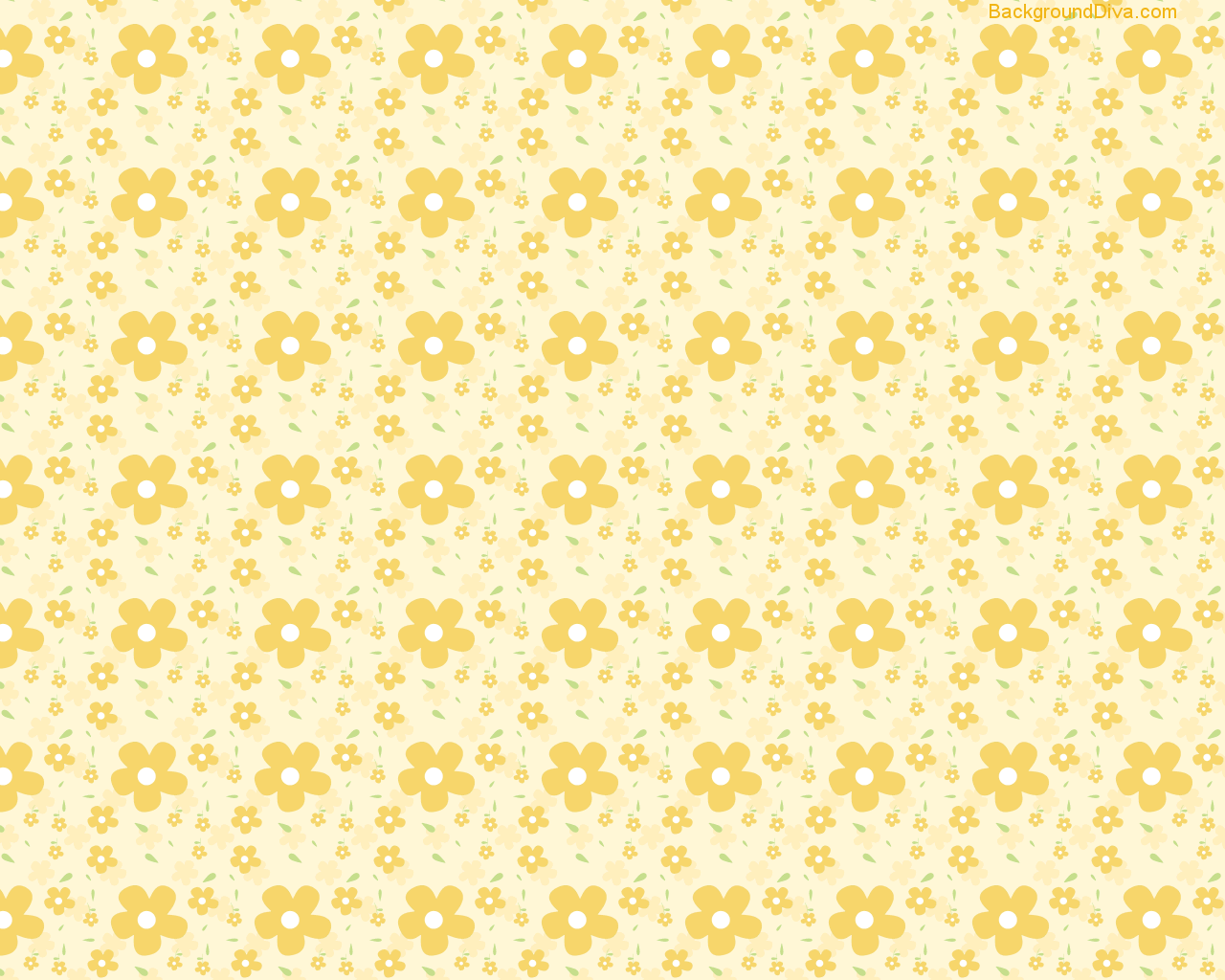 Wallpapers Girly Pattern Yellow Spring Flower A Pale With