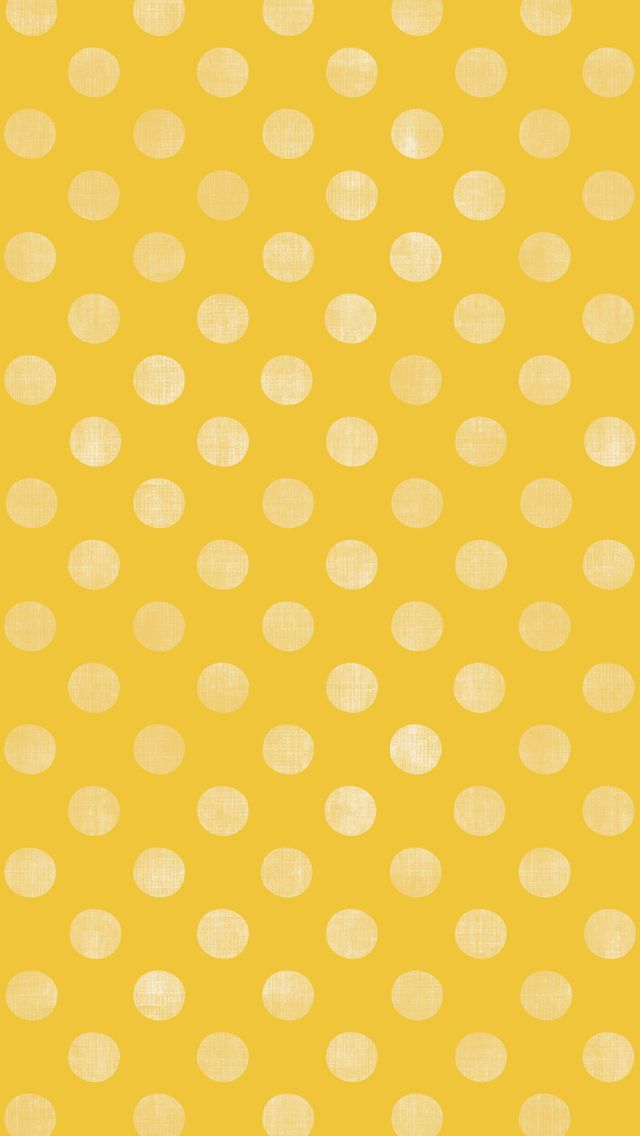 iphone 5 wallpaper - #yellow #polkadot #pattern | iPhone 5 ...