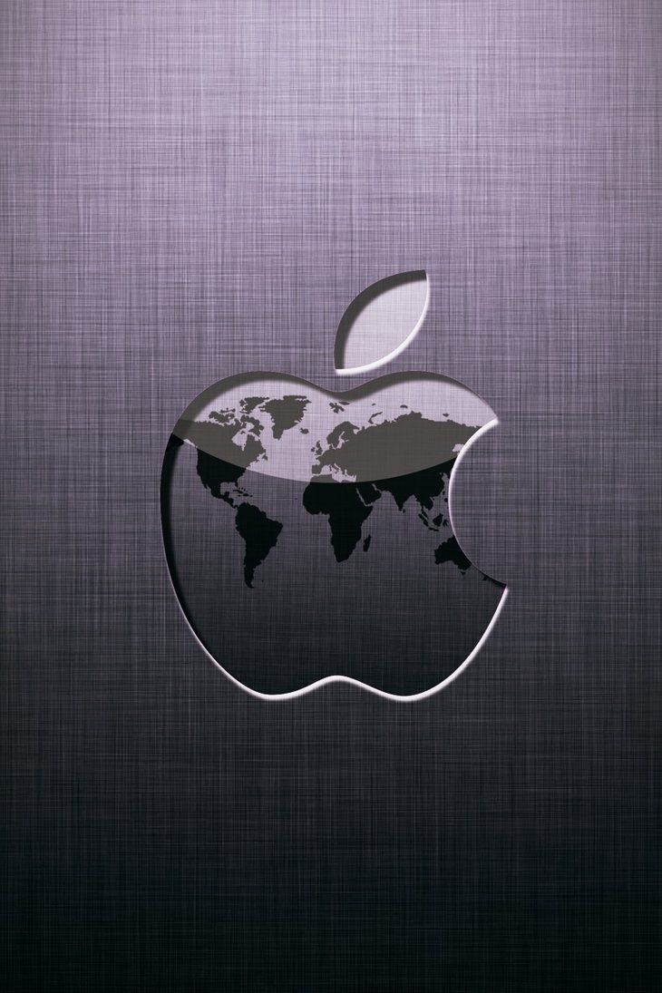 IOS Wallpaper 4 Apple World Dark by apple hipsterbro on DeviantArt