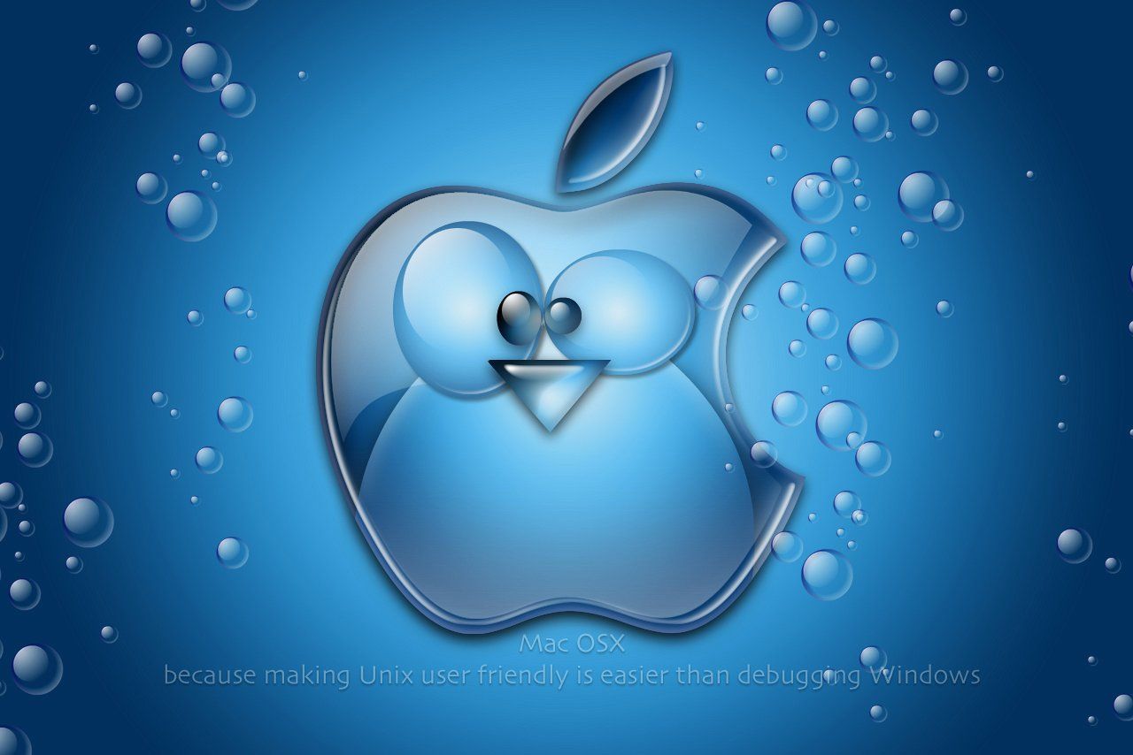 Wallpaper Apple Linux - 1280 x 854 - Operating System Android Ios ...