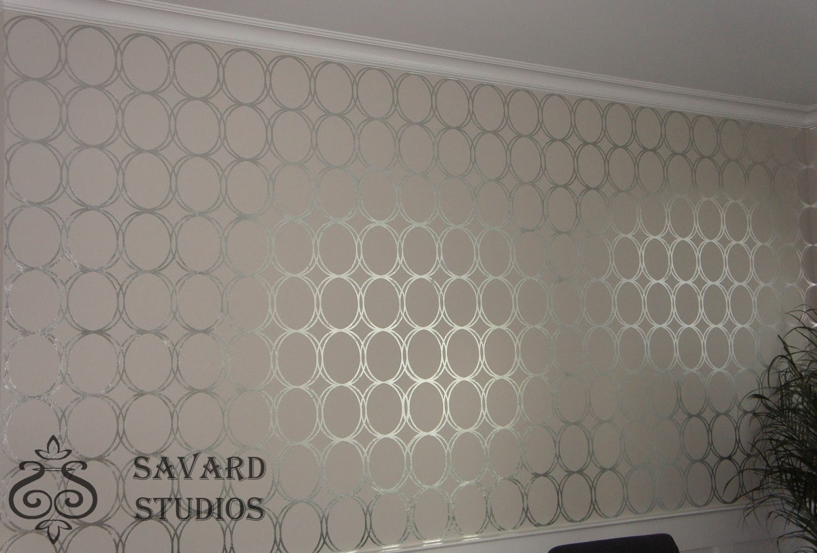 Savard Studios Contemporary Silver Circles