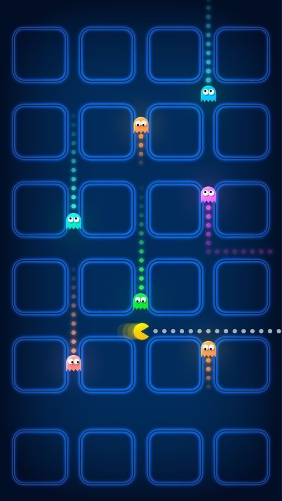 Pacman iPhone 5 Wallpaper (577x1024)