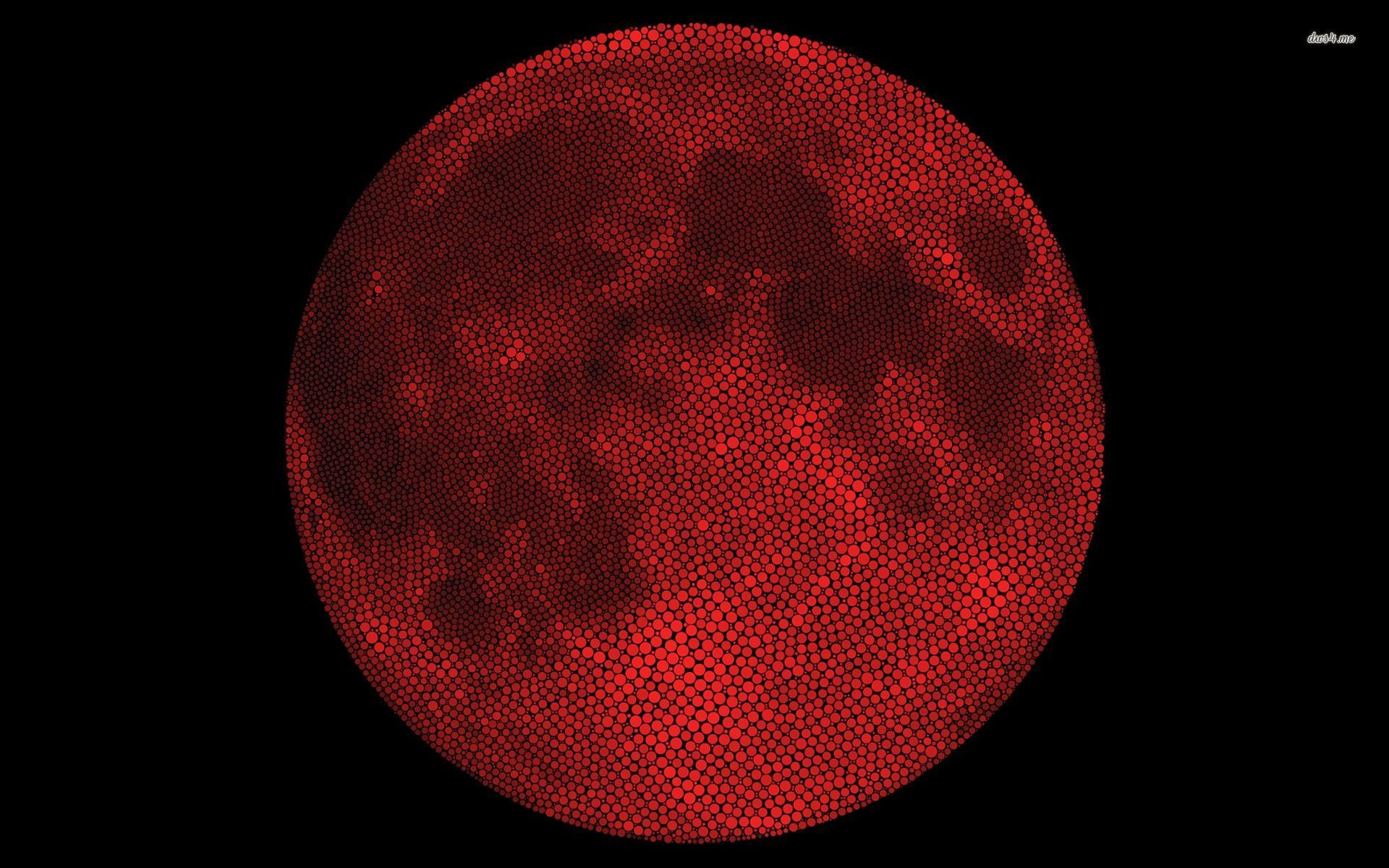 Red moon wallpaper - Digital Art wallpapers - #35635