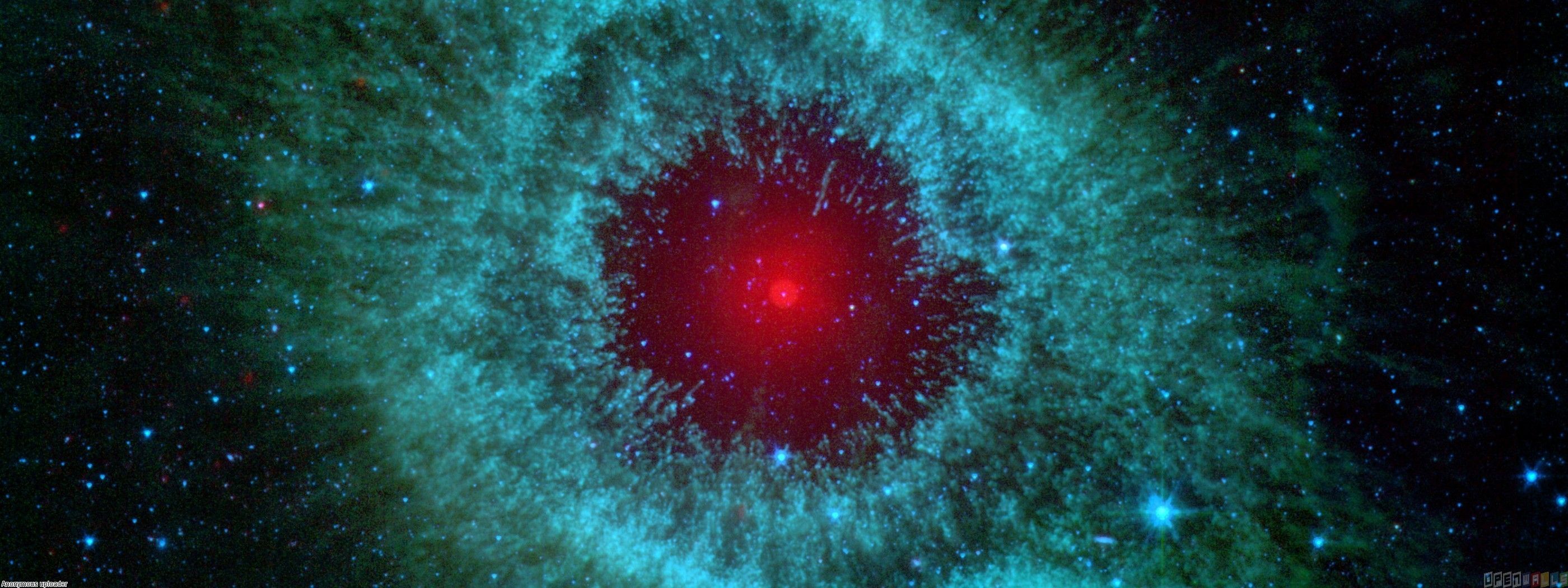 Infrared image of the helix nebula wallpaper - Open Walls