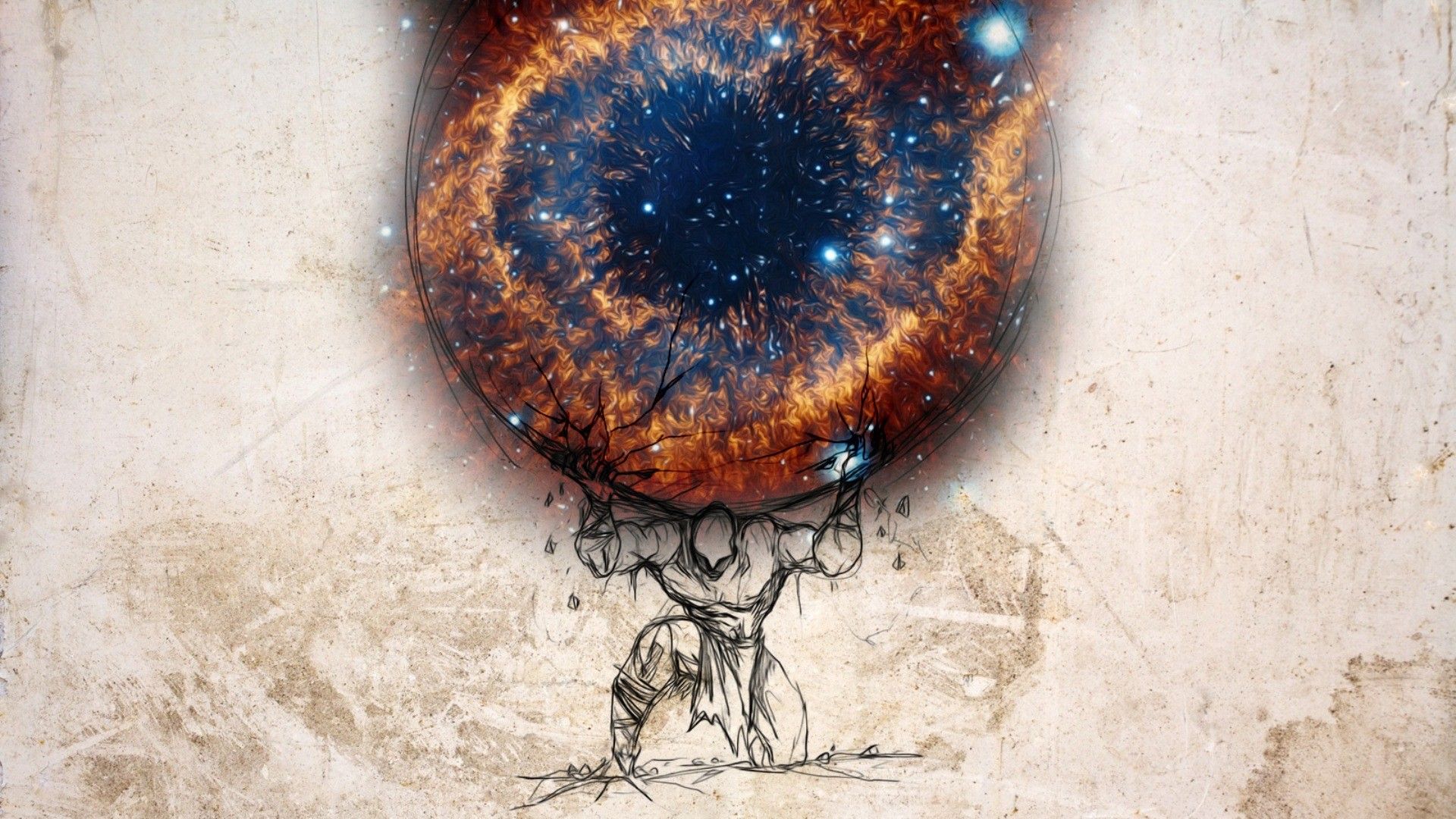 Atlas eye of god helix nebula wallpaper - bullshft - oh my god