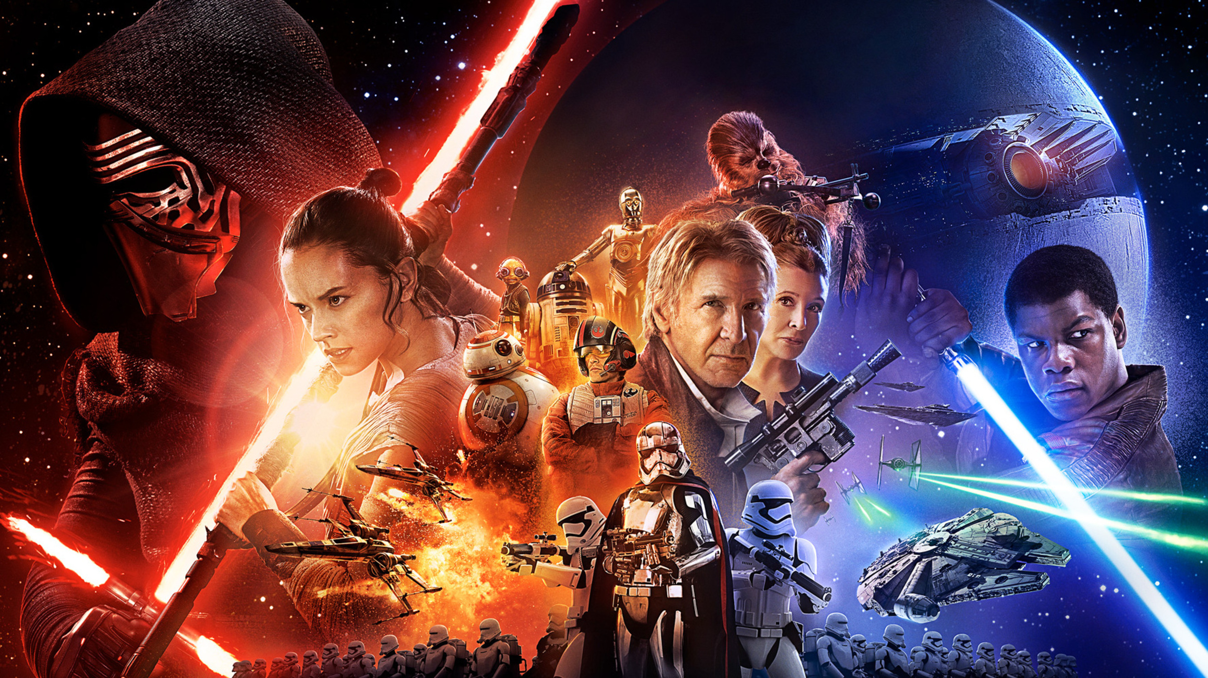 Star Wars - The Force Awakens Poster 1920 x 1080 wallpapers