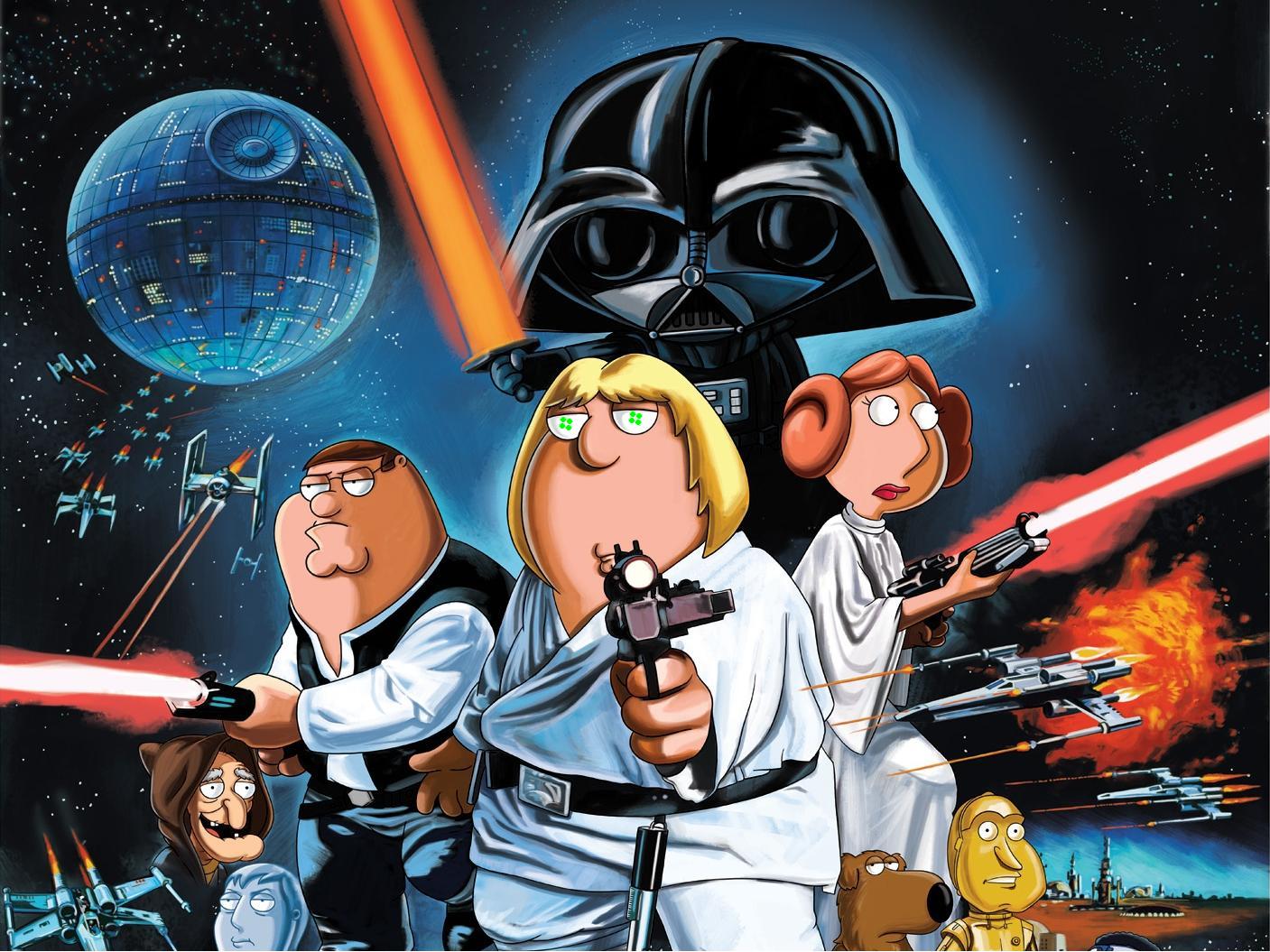 Family Guy Star Wars Poster Wallpaper - WallpaperFav.com