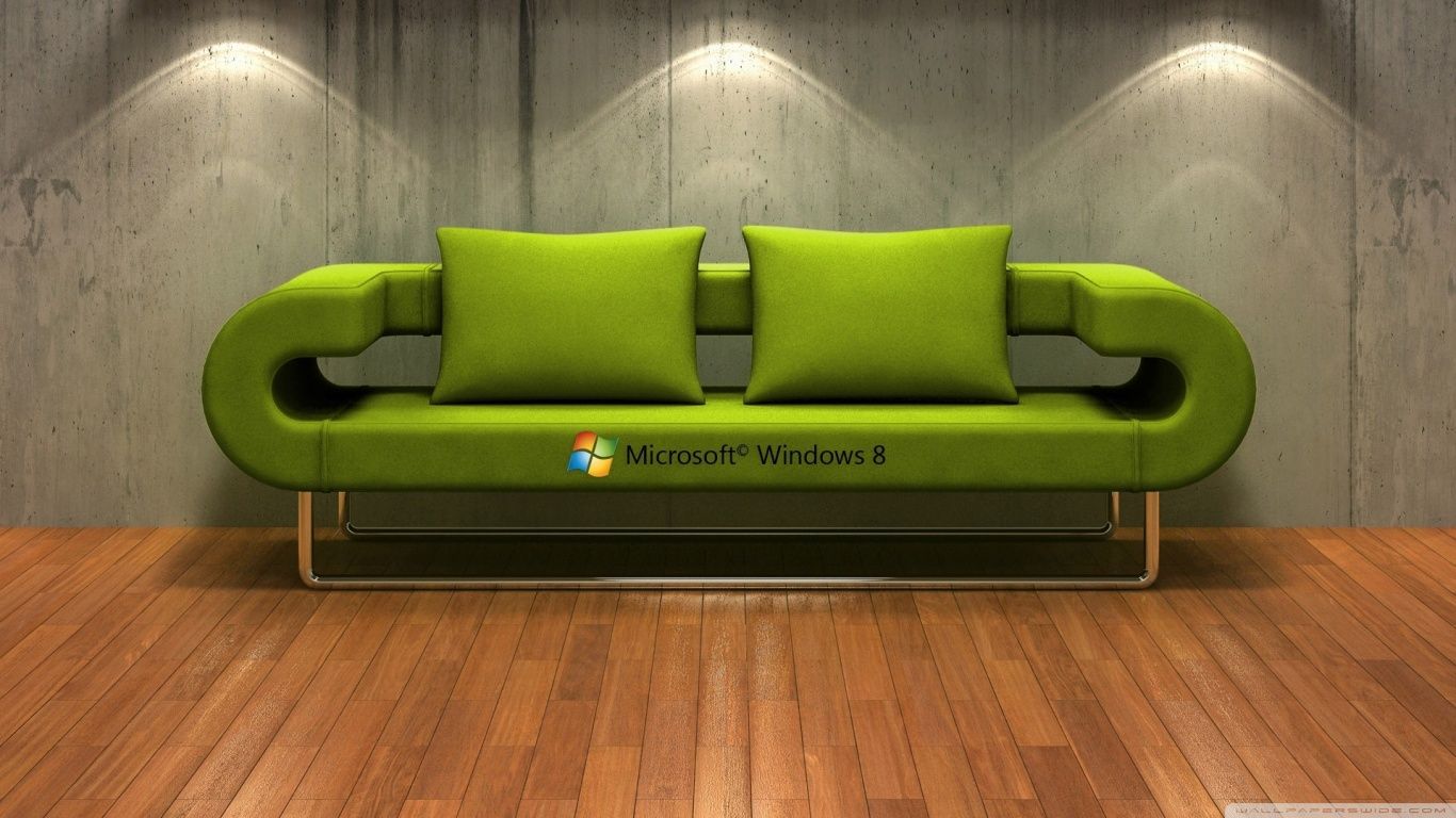 Windows 8 3D Couch HD desktop wallpaper High Definition