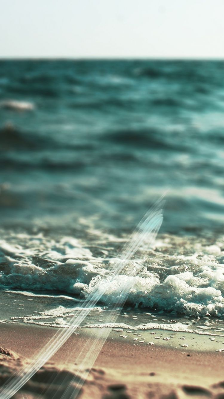 Download Wallpaper 750x1334 Sea foam, Summer, Surf iPhone 6 HD ...