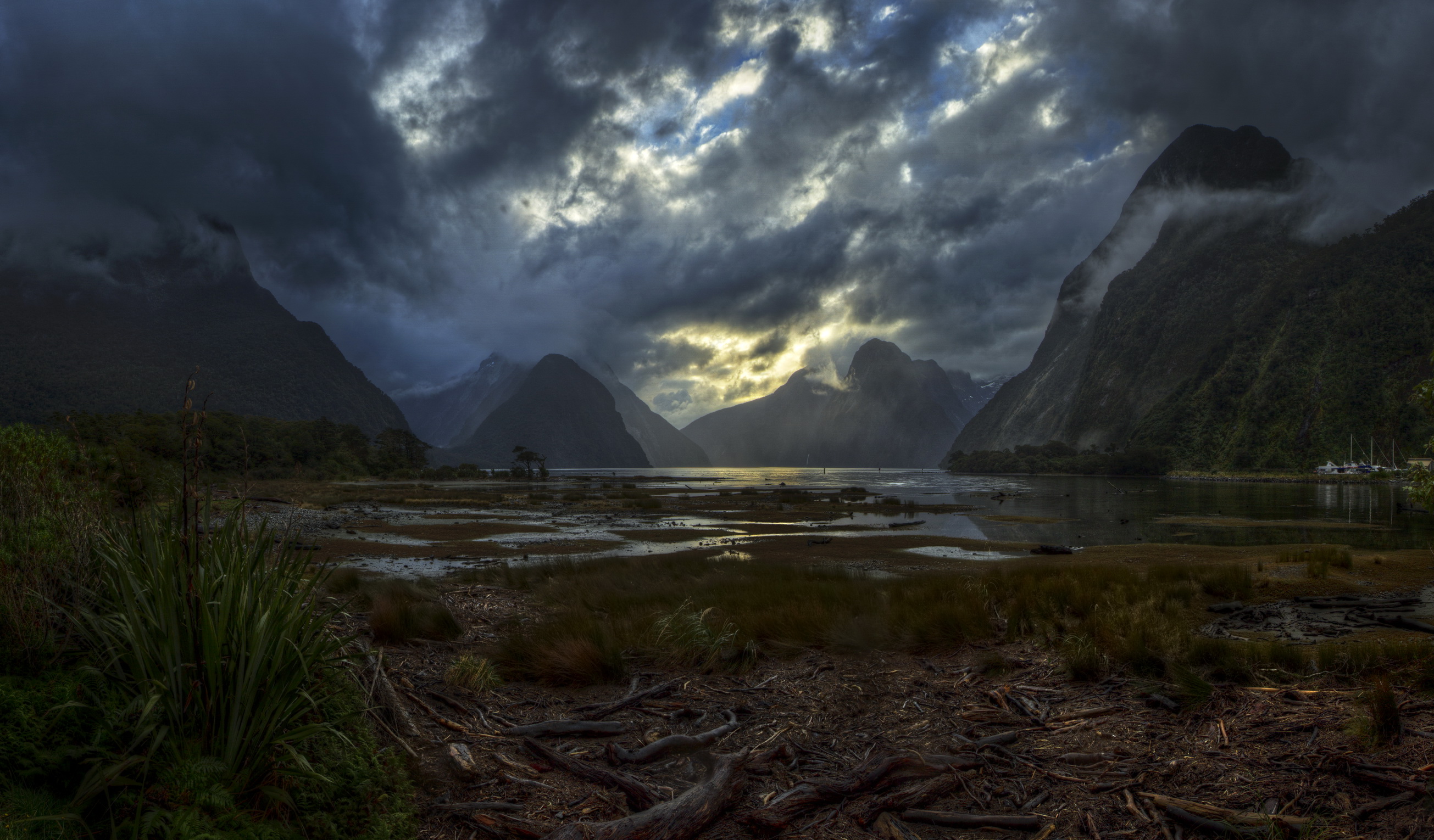 Wallpapers Mountains Milford Sound, New Zeland Nature Image ...