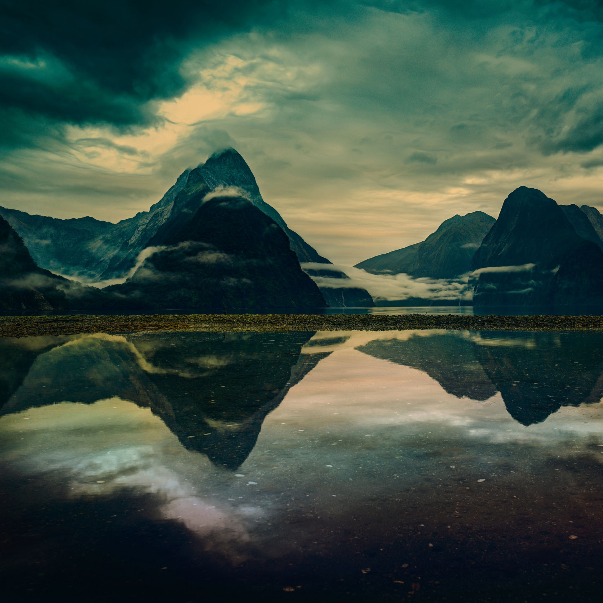 Milford sound morning iPad Air Wallpaper Download | iPhone ...