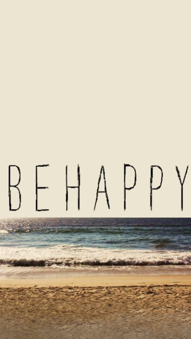 Be Happy iPhone 5 Wallpaper (640x1136)