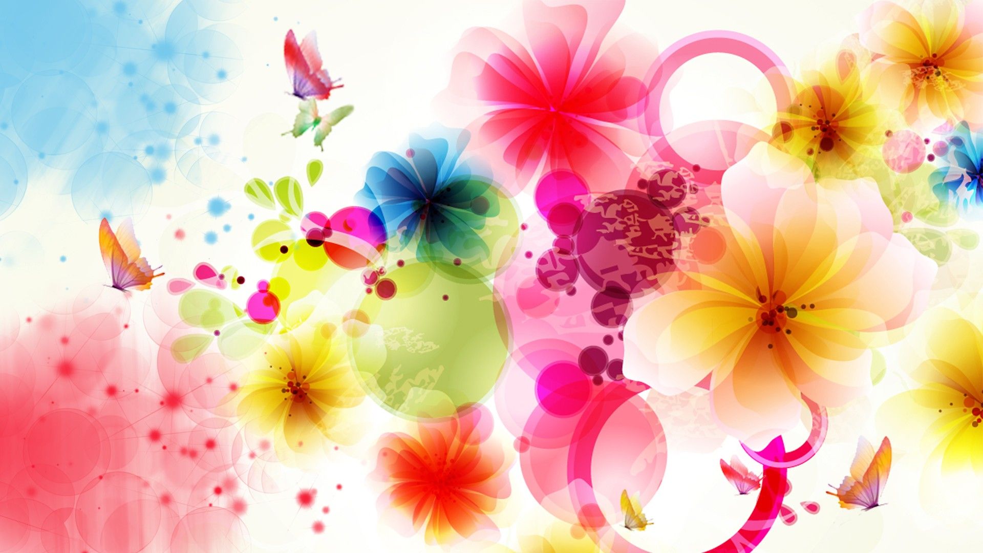 Abstract Flowers Wallpapers