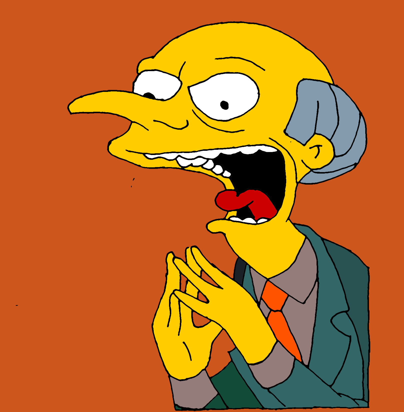 Mr. Burns. Now in Technicolor by Avampiresong on DeviantArt