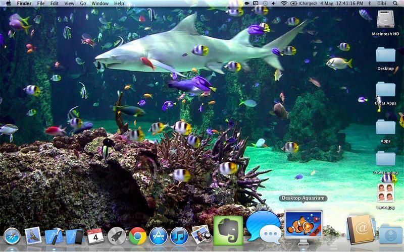 Desktop Aquarium - Relaxing live wallpaper background on the Mac