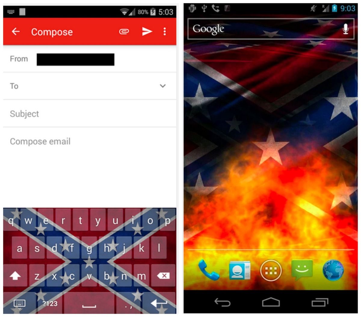 Apple and Google pull Confederate flag apps from app stores