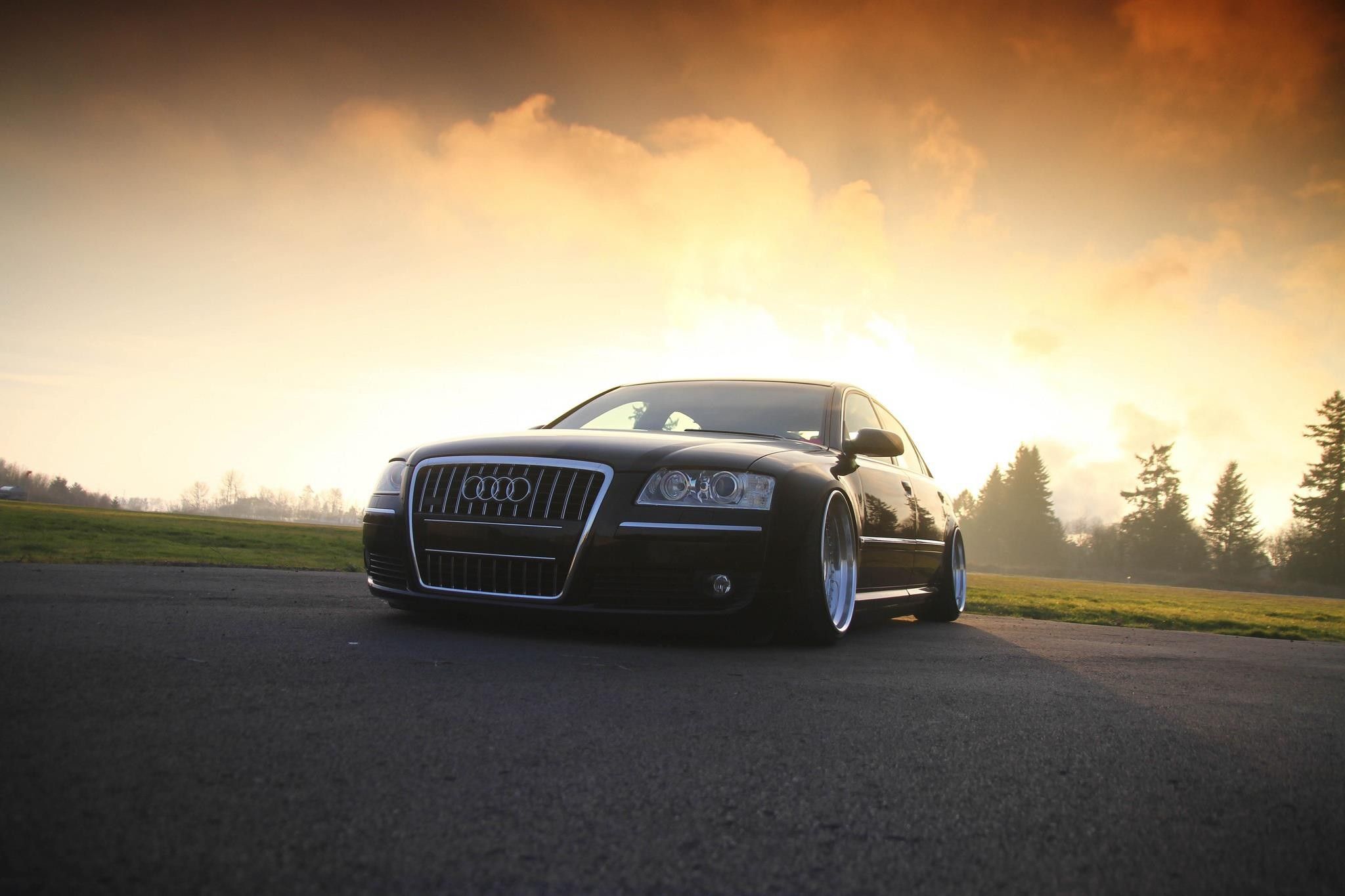cars, stance, Hella Flush, Audi S8, low :: Wallpapers