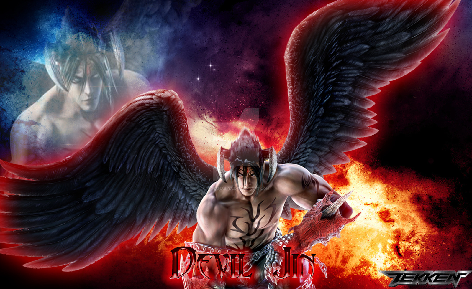Devil Jin In BR Without Wings by Blood-Huntress on DeviantArt