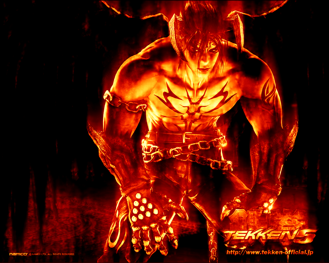 Download Tekken Jin Devil Flames Amandasato Deviantart Wallpaper ...