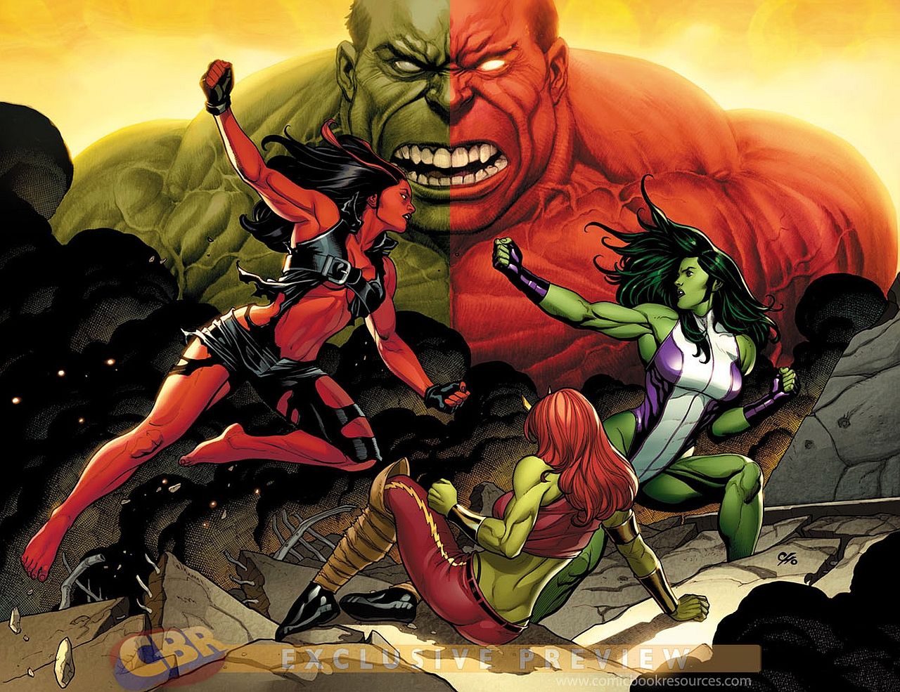 5 Red She-hulk HD Wallpapers | Backgrounds - Wallpaper Abyss