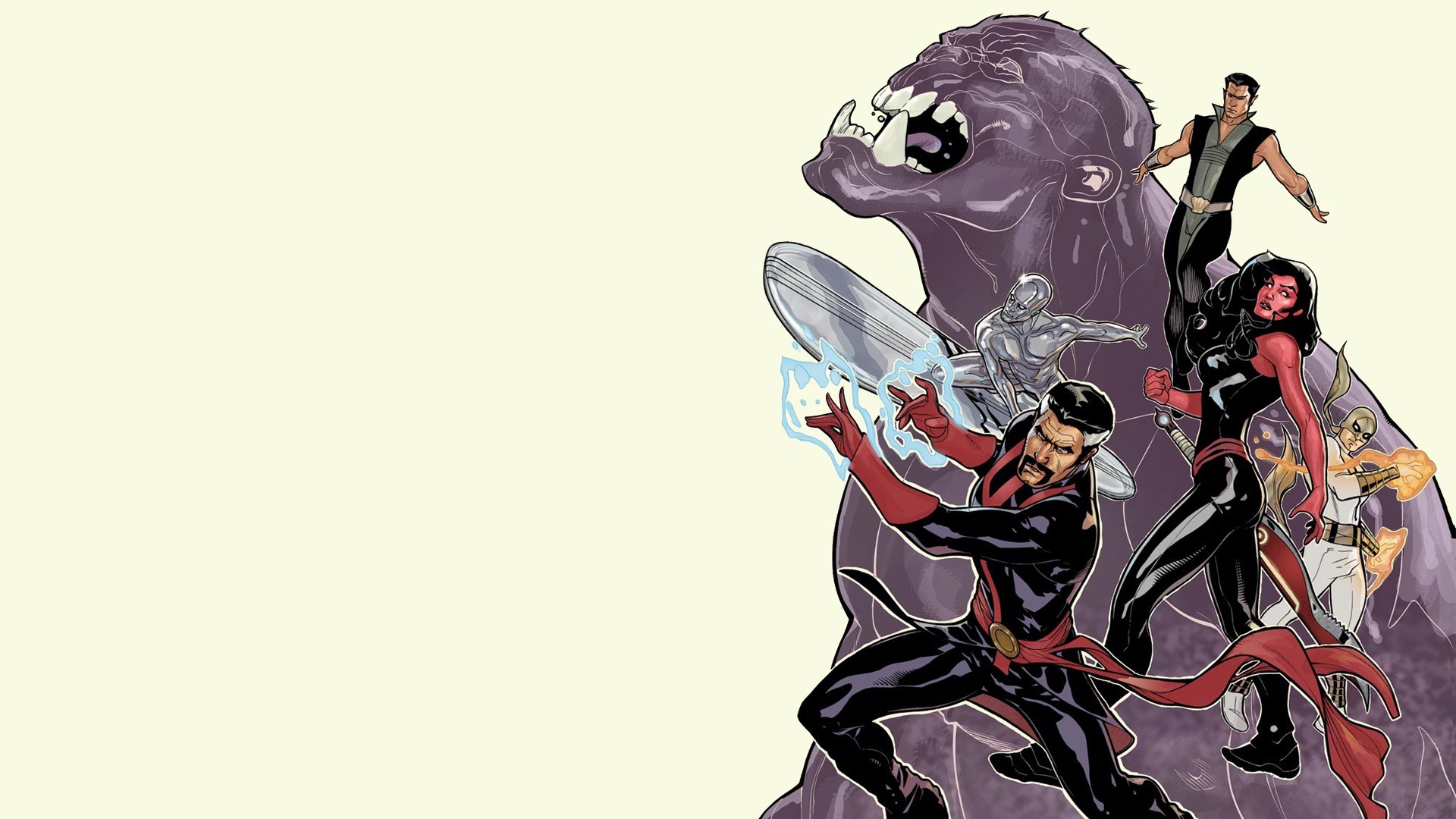 SuperHD.pics: Doctor Strange Iron Fist Namor The Submariner Red ...