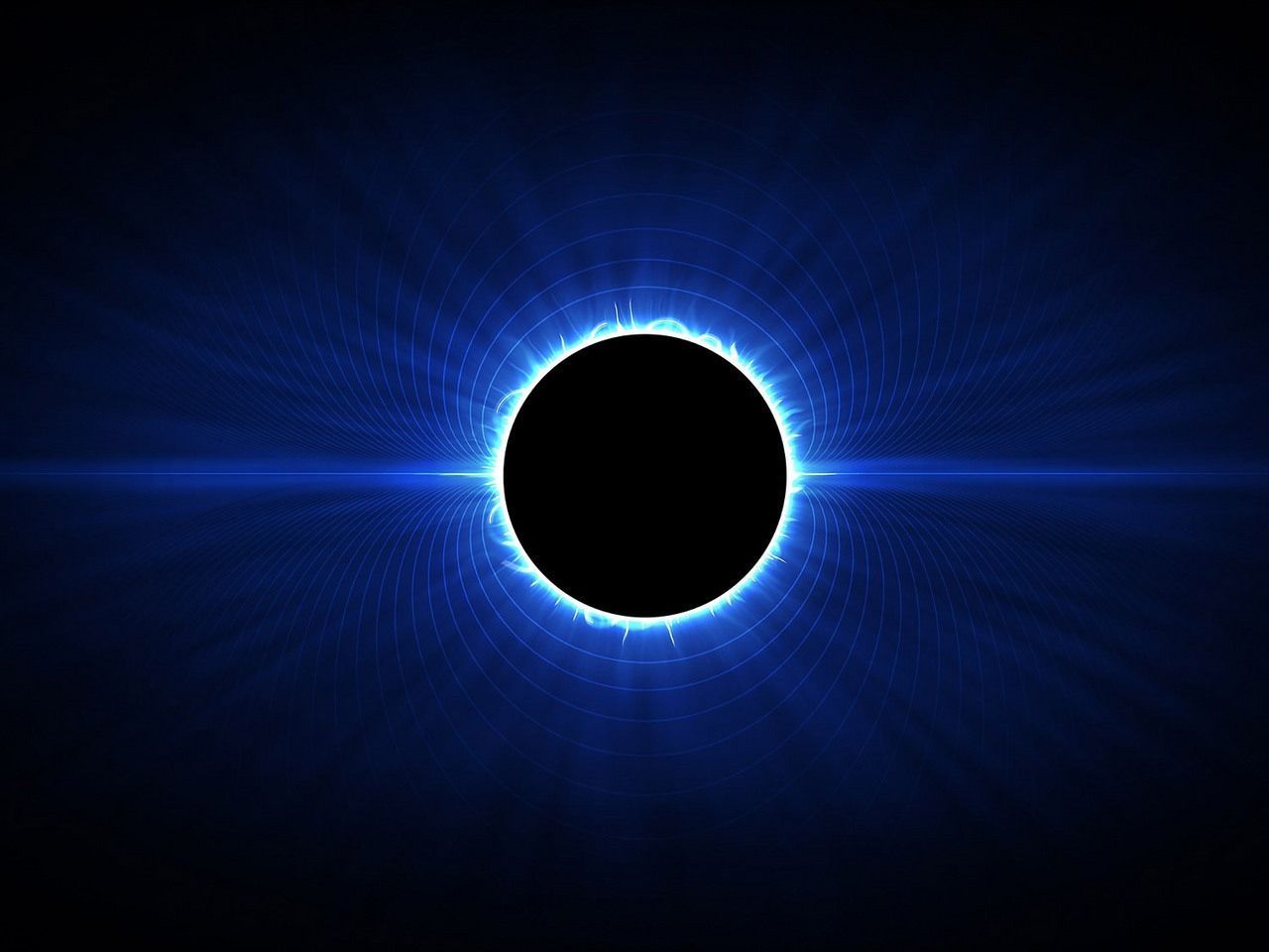 Download Wallpaper 1280x960 Abstraction, Eclipse, Space, Light ...