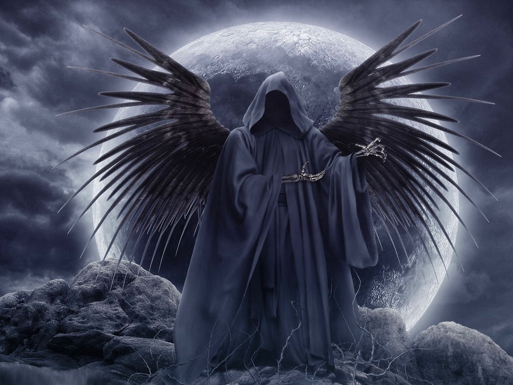 Wallpapers Gothic Angel Free Screensavers 1024x768