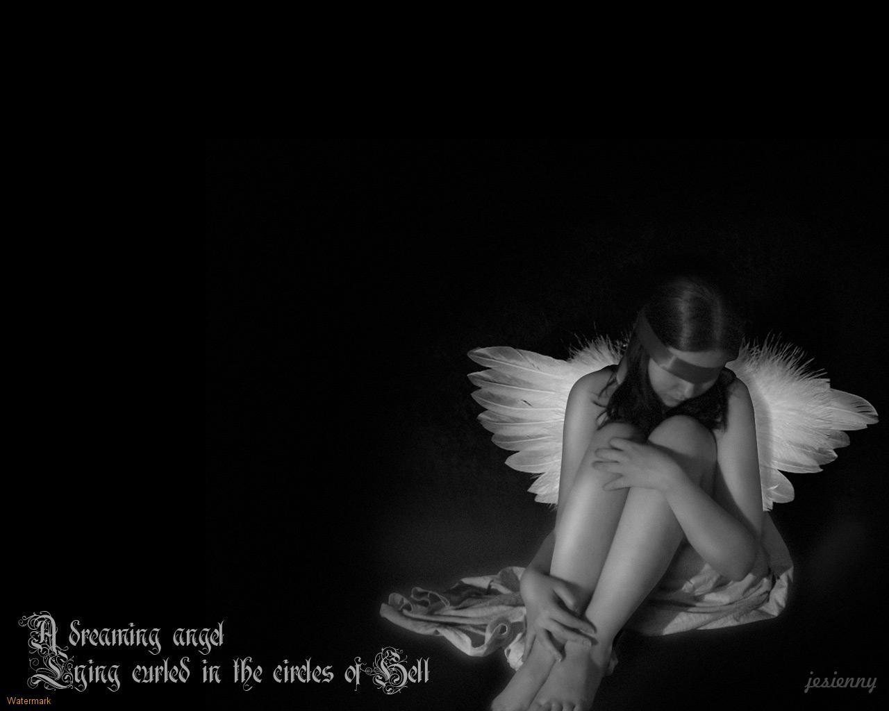 Blind Goth Angel wallpaper from Angels wallpapers