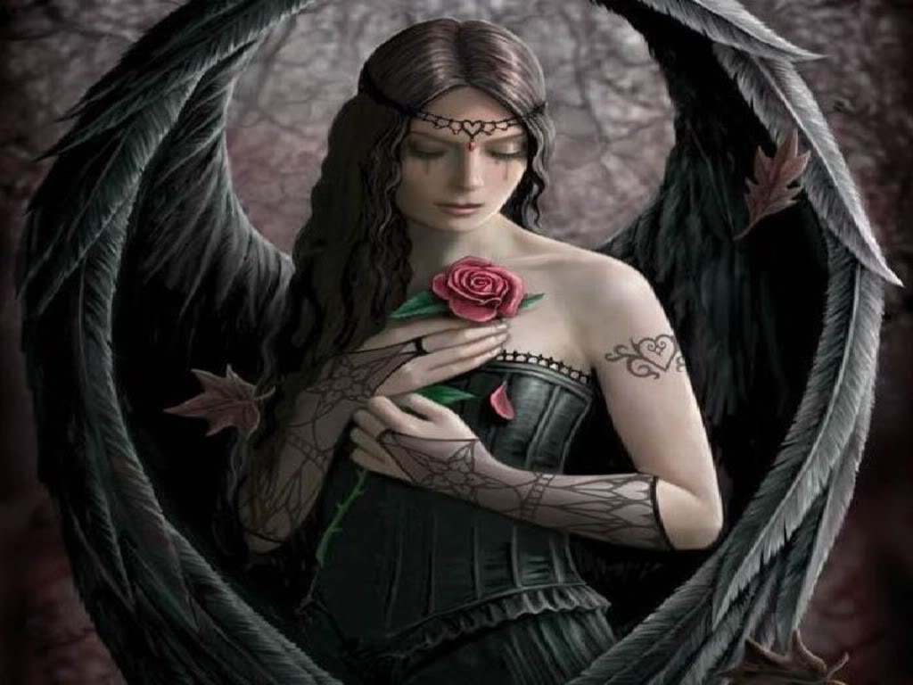 Gothic Angel - Gothic Desktop and mobile wallpaper Wallippo