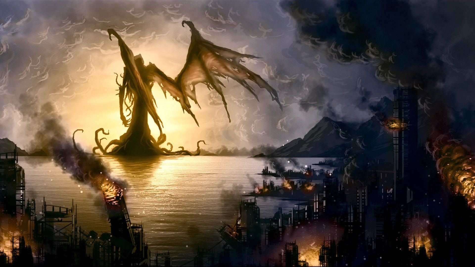 130 Cthulhu HD Wallpapers Backgrounds - Wallpaper Abyss