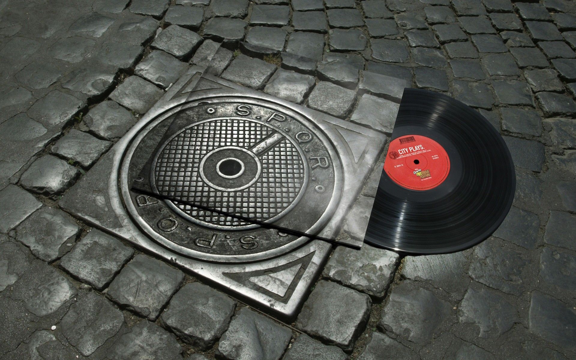 Music vinyl rome asphalt disc spqr wallpaper | 1920x1200 | 8877 ...