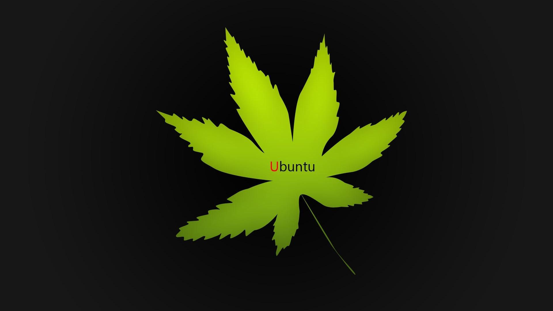 Ubuntu hemp leaves marijuana wallpaper | (54272)