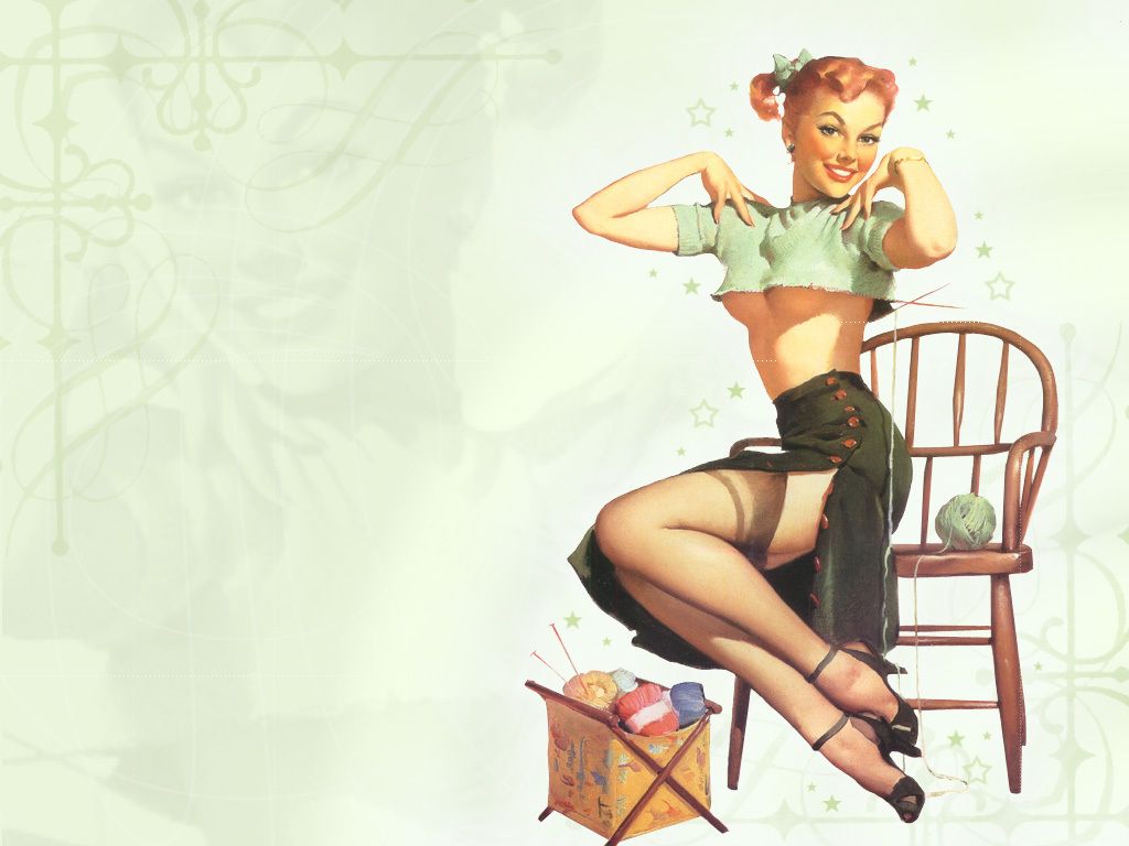 pin up girl - | We Heart It | vintage