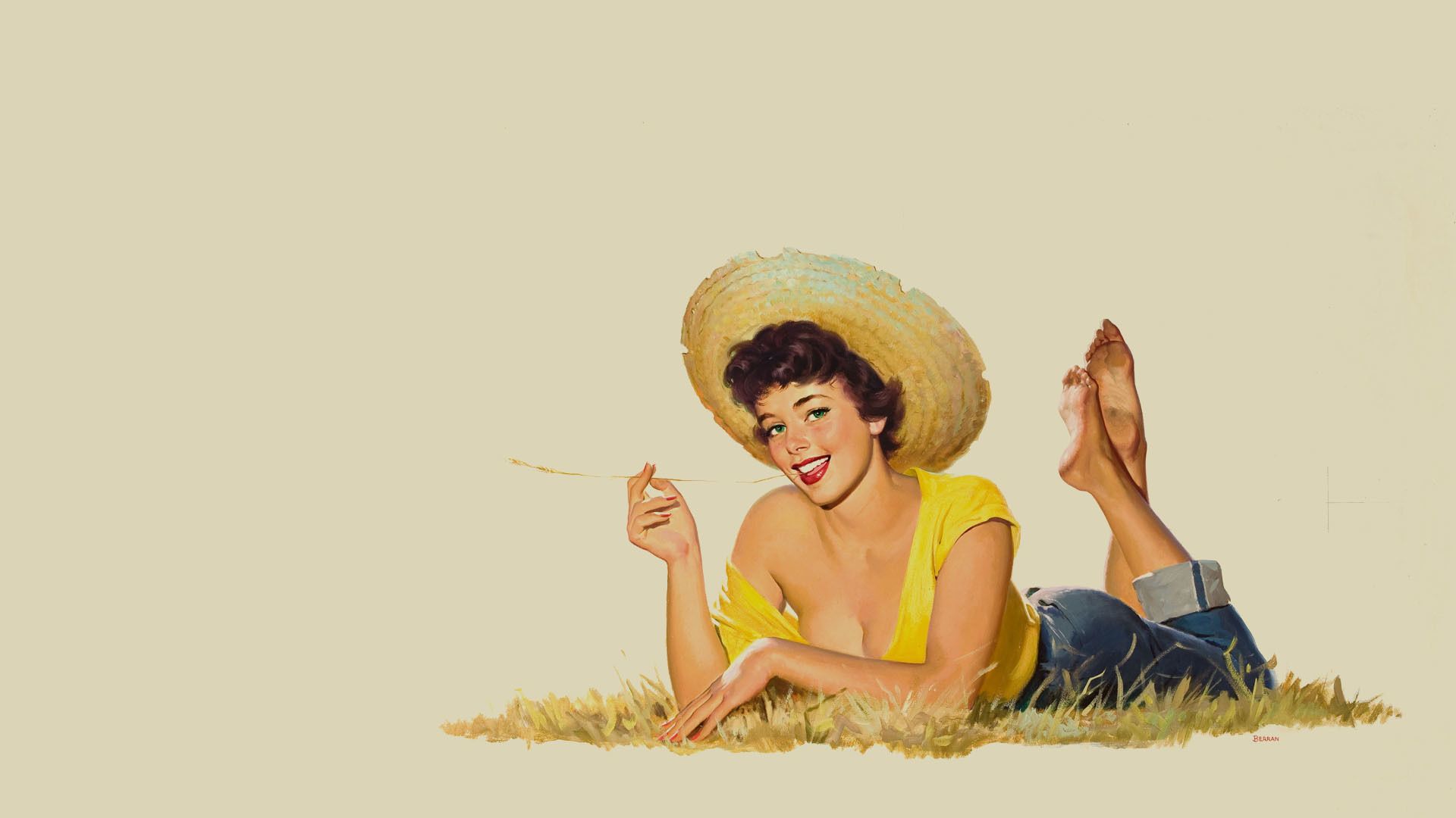 High Resolution Vintage Girl Pin Up Wallpaper HD 9 Full Size ...