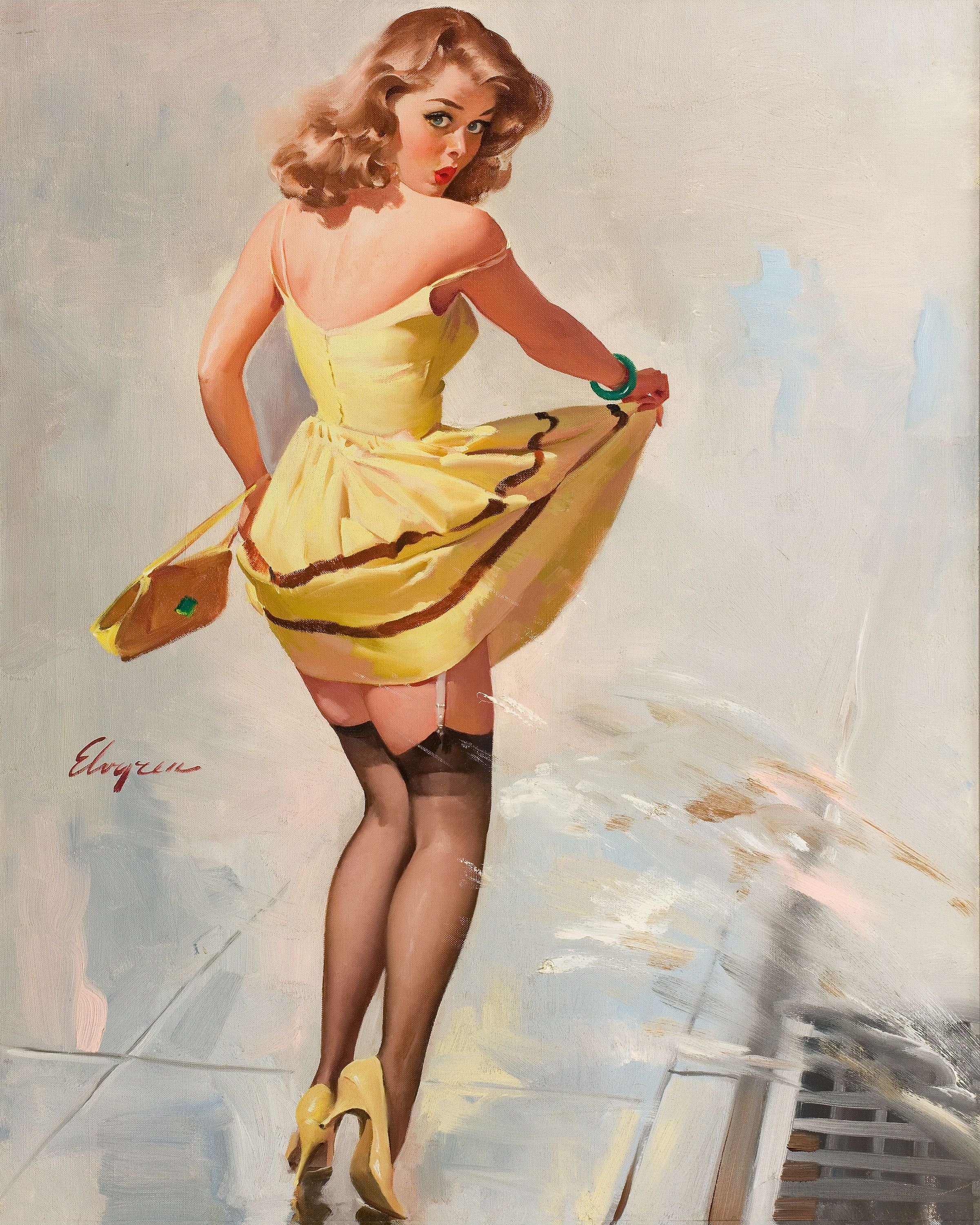 Vintage Pin Up Wallpaper Widescreen