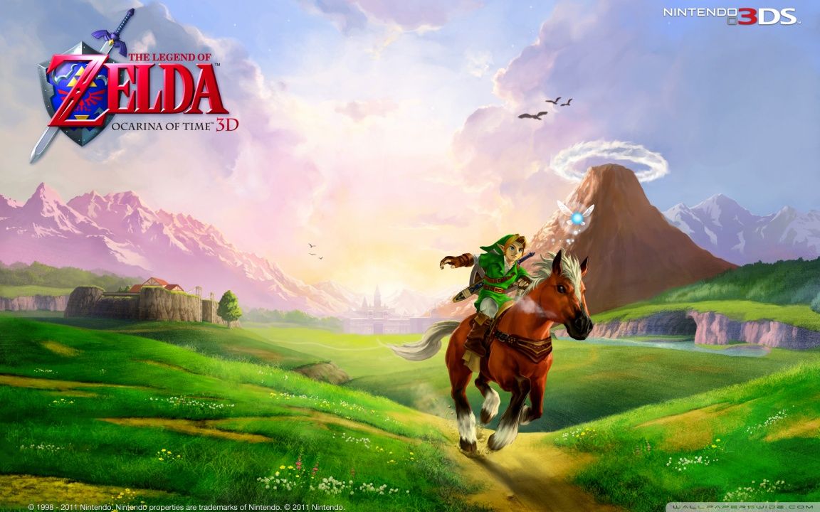 The Legend Of Zelda Ocarina Of Time 3d HD desktop wallpaper