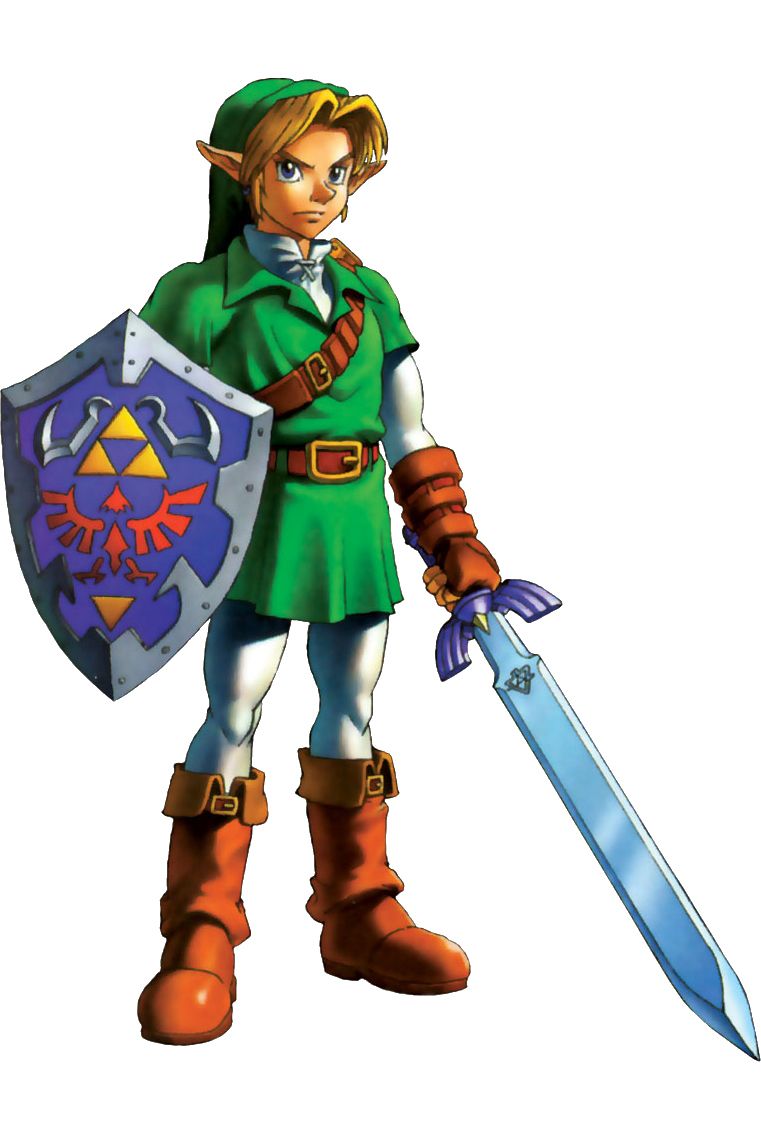 Zelda link ocarina of time