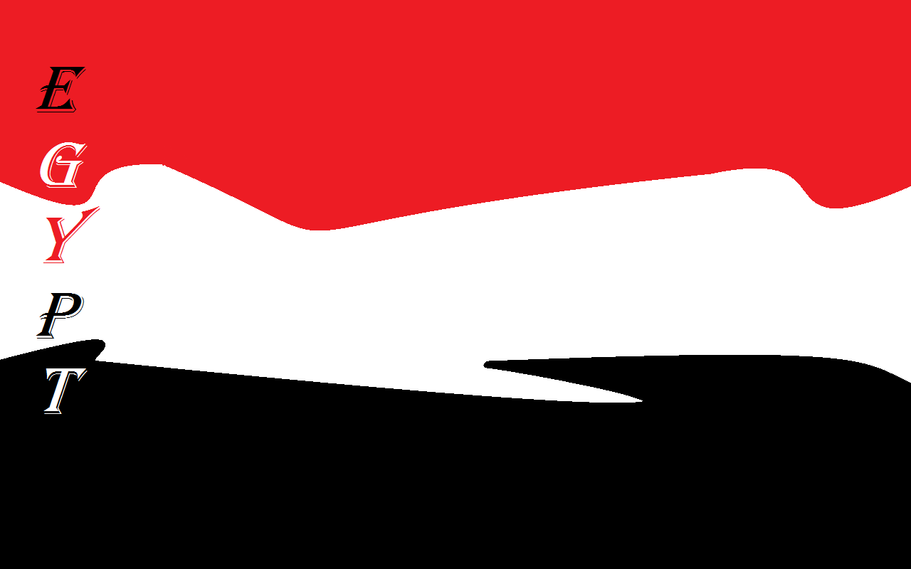 Egypt flag simple by AhmedAbdalaa on DeviantArt