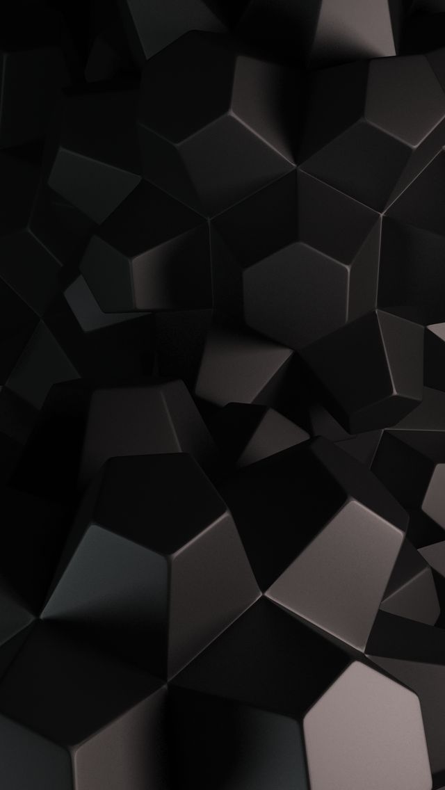 Abstract 3D Geometric Shapes #iPhone 5 #Wallpaper iPhone