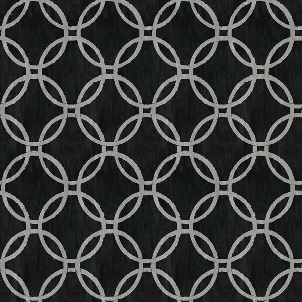 Eaton Black Geometric Wallpaper Bolt - Contemporary - Wallpaper ...