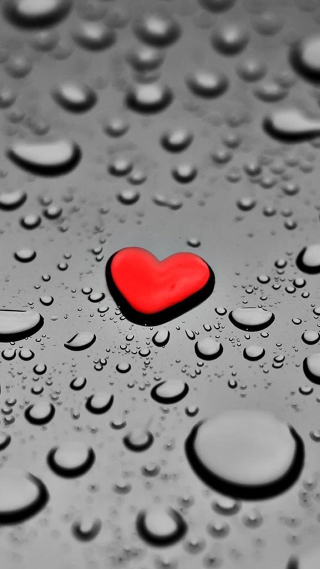 Cool Heart Backgrounds cool iphone 5 wallpapers hd love heart ...