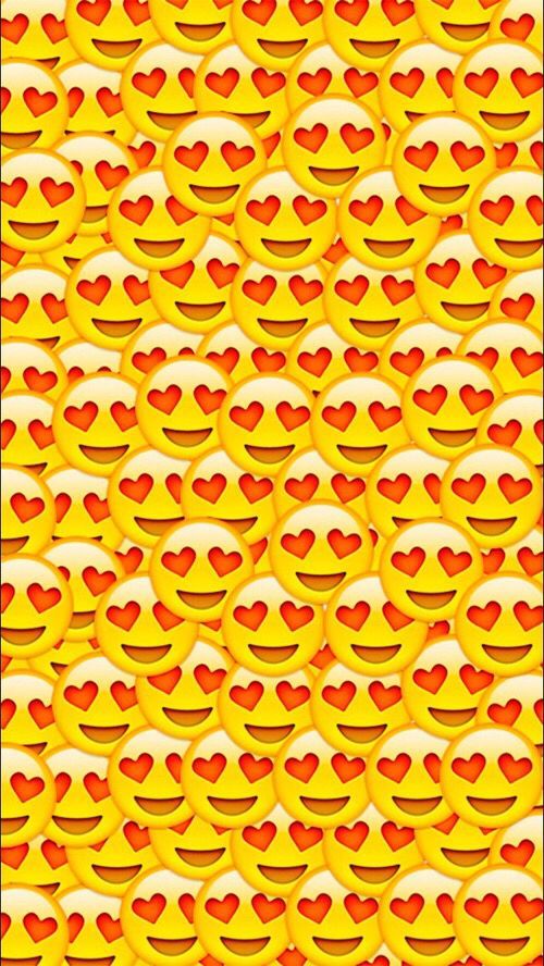 cute, emoji, iphone 5, love heart, wallpaper, love emoji - image ...