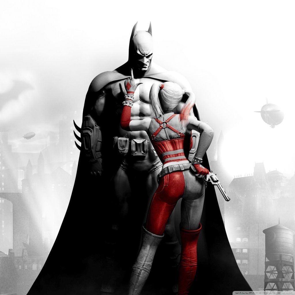 Batman Arkham City Harley Quinn HD desktop wallpaper High resolution