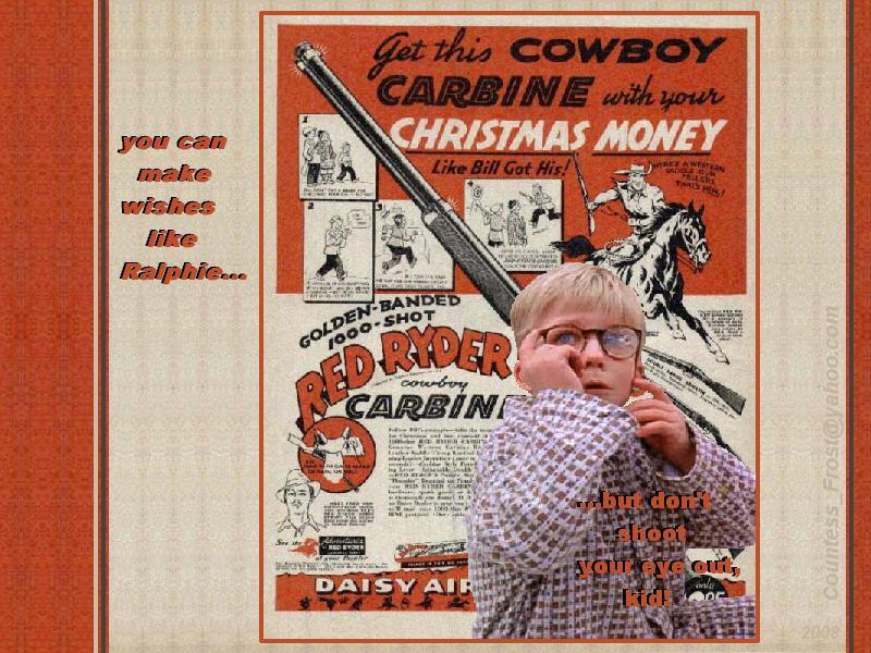 Dont shoot your eye out - A Christmas Story Wallpaper 3189191