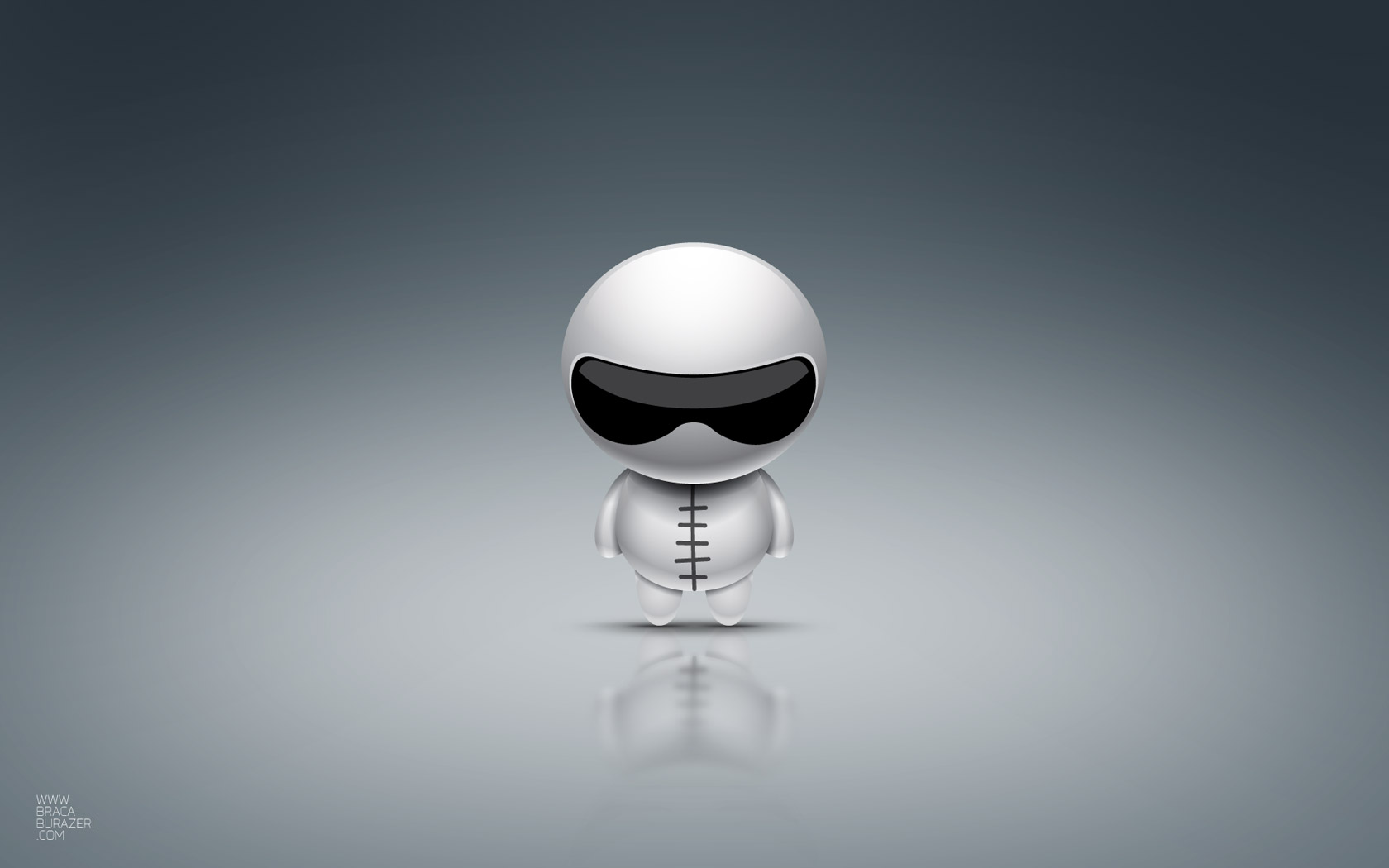 3D View Minimalistic The Stig Simple Background Desktop and other