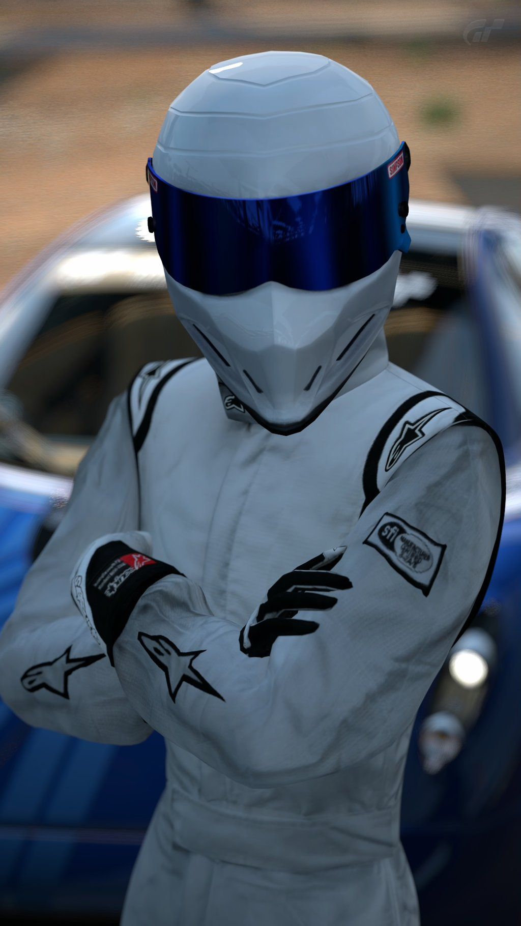 Gran Turismo 6: I am The Stig Smartphone Wallpaper by EpicPieFace ...