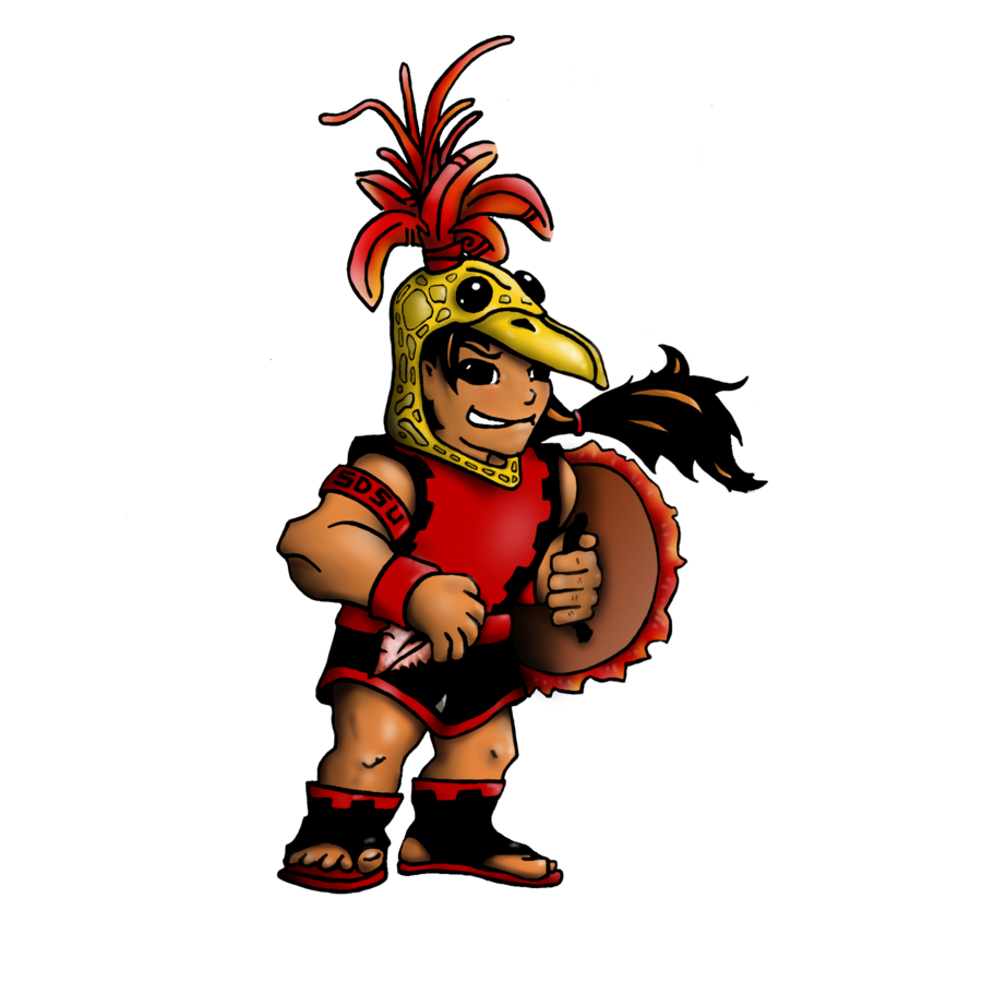 DeviantArt: More Like SDSU Aztec Warrior Chibi by evoluzione